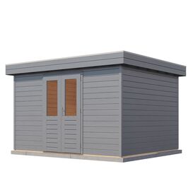 Stilvolles Premium Freizeit-Holzhaus 360x300cm in...