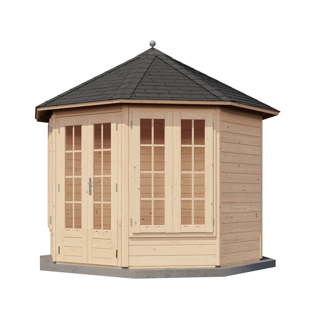 Modernes Premium Pavillon-Gartenhaus �300cm f�r zuhause zur Selbstmontage - Gartenhaus Ophelia