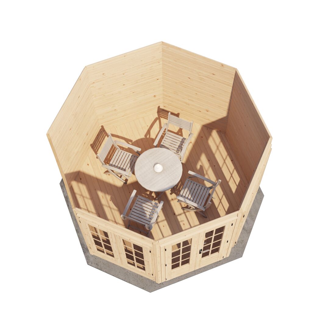 Modernes Premium Pavillon-Gartenhaus �300cm f�r zuhause zur Selbstmontage - Gartenhaus Ophelia