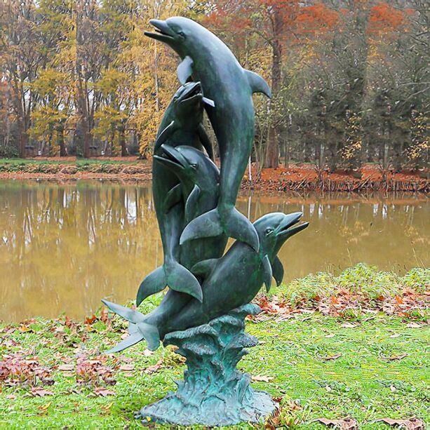 Große Skulpturen Delfine als Wasserspeier - Kaho olawe