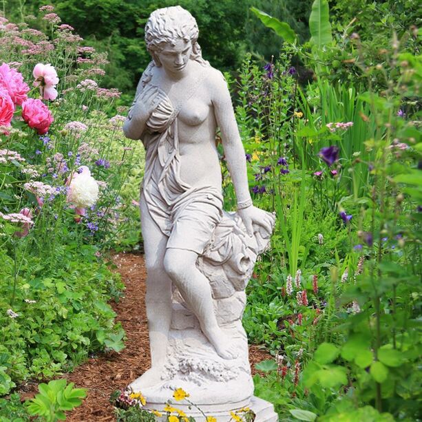 Stein Garten Skulptur mit Frau - Syno Kepheus