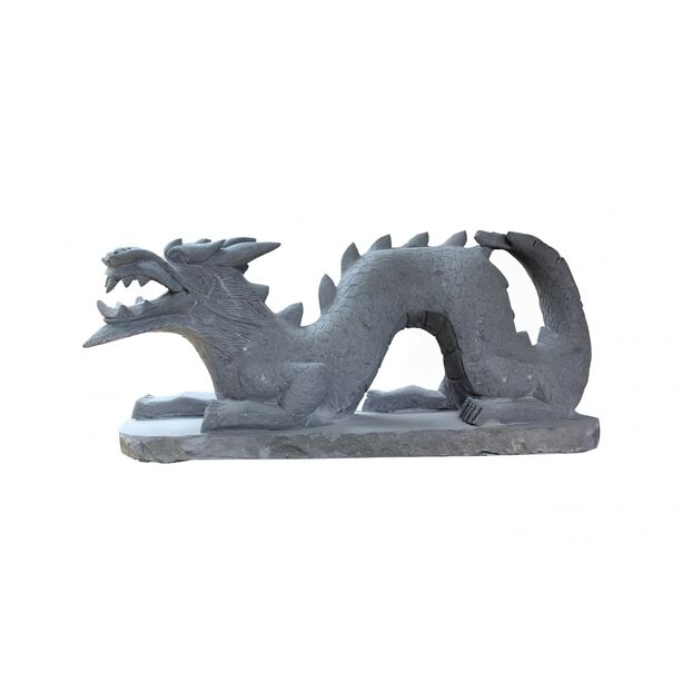 Unikat Chinesicher Drachen als Naturstein Skulptur