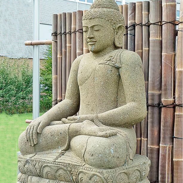 Einzigartige Stein Buddha Skulptur Hamedi