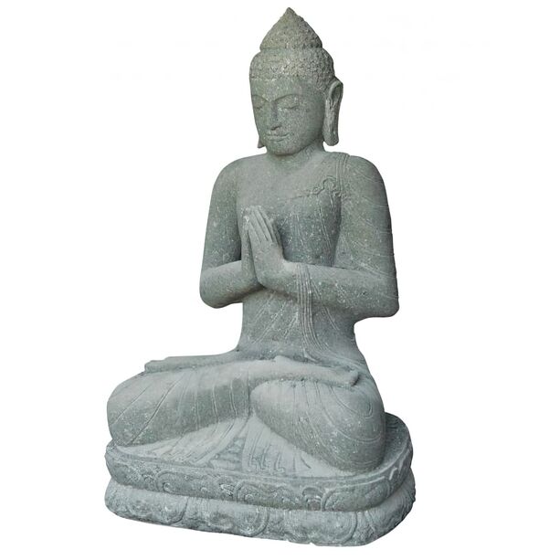 Unikat Betende Buddha Statue aus Naturstein - Dashirwa