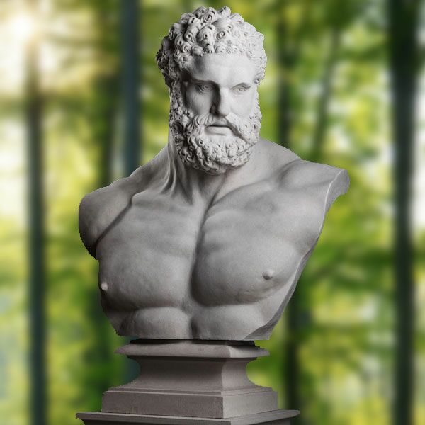 Griechische Stein Bste des Hercules - Hercules