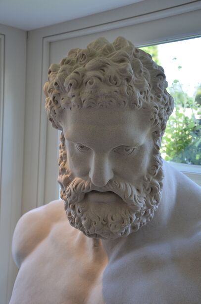 Griechische Stein Bste des Hercules - Hercules
