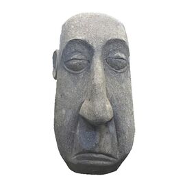 Lustige Steinfigur als Kopf - Alfred
