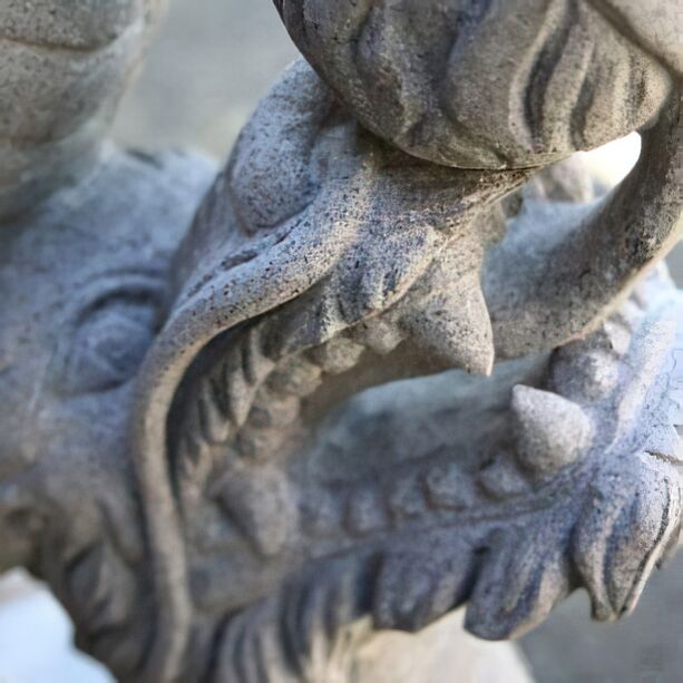 Große Garten Drachen Steinfigur - Draco