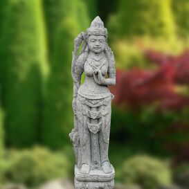 Garten Stein Statue der Reisgttin - Nuadu