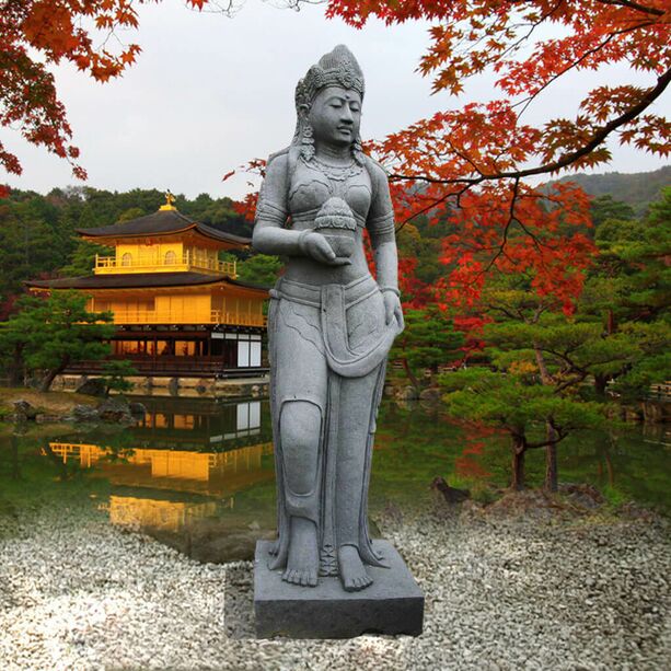 Lavastein Gartenstatue Asia-Garten - Kimiko