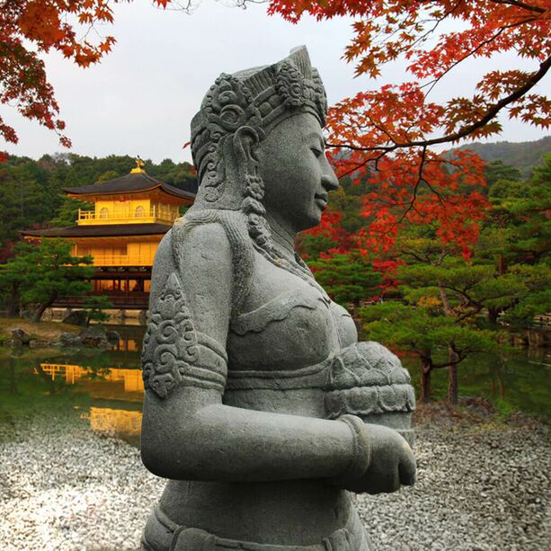 Lavastein Gartenstatue Asia-Garten - Kimiko