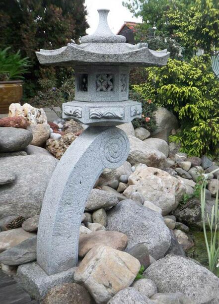 Japanische Steinlaterne Naturstein - Nigata
