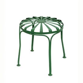 Nostalgischer Metall Hocker fr den Garten - Tabouret