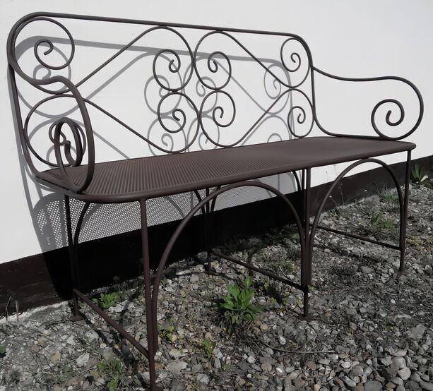 Elegante antik Garten Sitzbank aus Gusseisen - Milaine