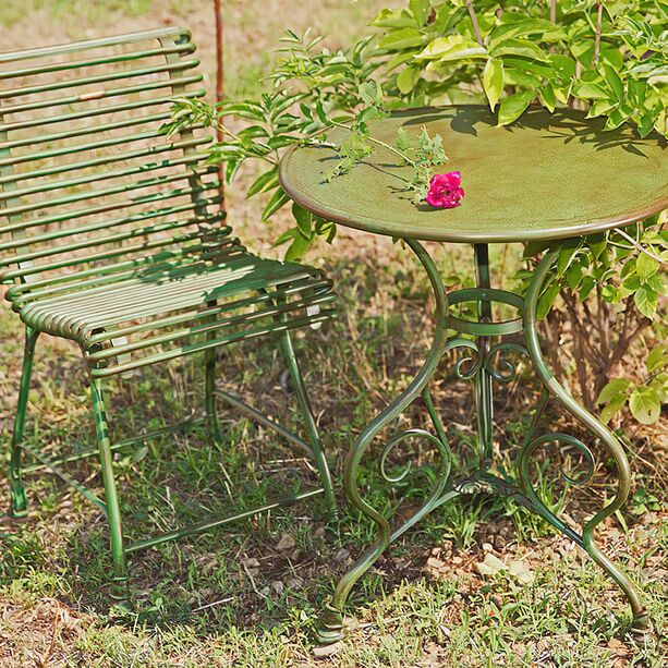 Antik Gartenmbel Sitzgruppe aus Schmiedeeisen - Thierry
