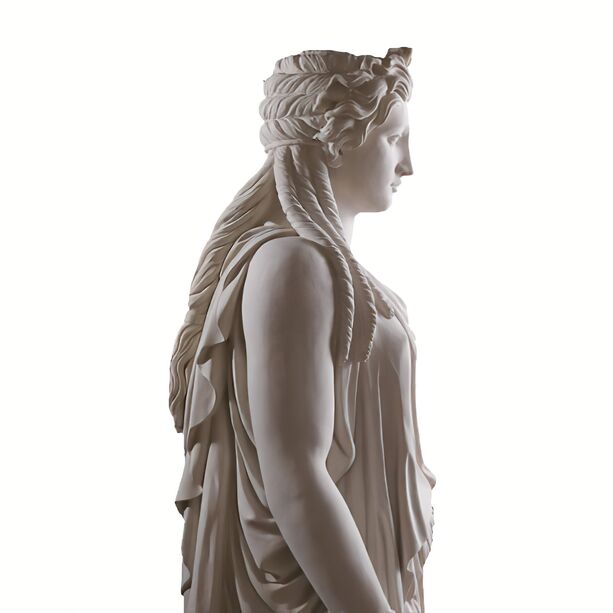 Historische Garten Skulptur aus Steinguss - Caryatid