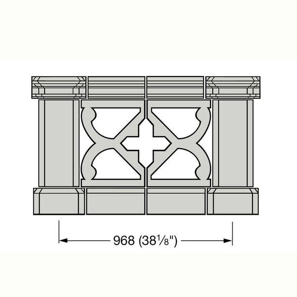 Terrassengelnder Balustrade Bauelemente - Soledum